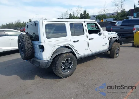 2022 Jeep Wrangler 4Xe Unlimited Rubicon 4X4 из США, поврежденный, VIN 1C4JJXR6XNW122807